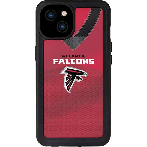 NFL Atlanta Falcons Team Jersey iPhone 15 Plus Waterproof Case
