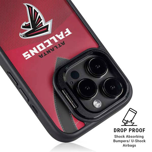 NFL Atlanta Falcons Team Jersey iPhone 15 Pro Kickstand Case