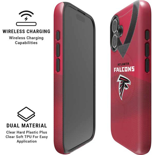 NFL Atlanta Falcons Team Jersey iPhone 16 Magsafe Impact Case