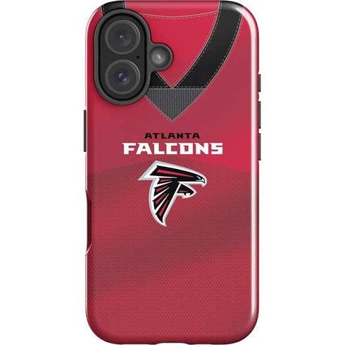 NFL Atlanta Falcons Team Jersey iPhone 16 Plus Impact Case