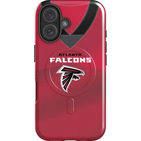 NFL Atlanta Falcons Team Jersey iPhone 16 Plus Magsafe Impact Case