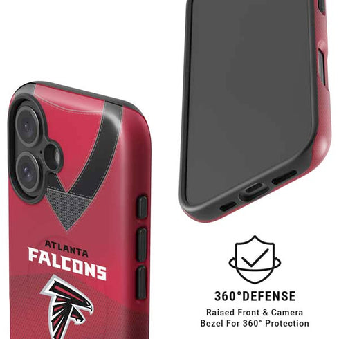 NFL Atlanta Falcons Team Jersey iPhone 16 Plus Magsafe Impact Case