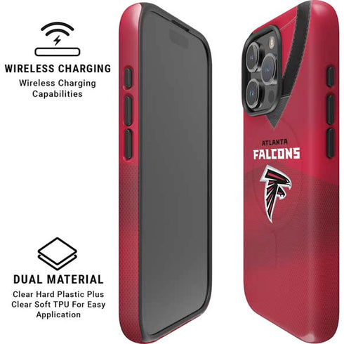 NFL Atlanta Falcons Team Jersey iPhone 16 Pro Magsafe Impact Case