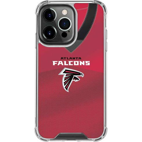 NFL Atlanta Falcons Team Jersey iPhone 16 Pro Max Clear Case