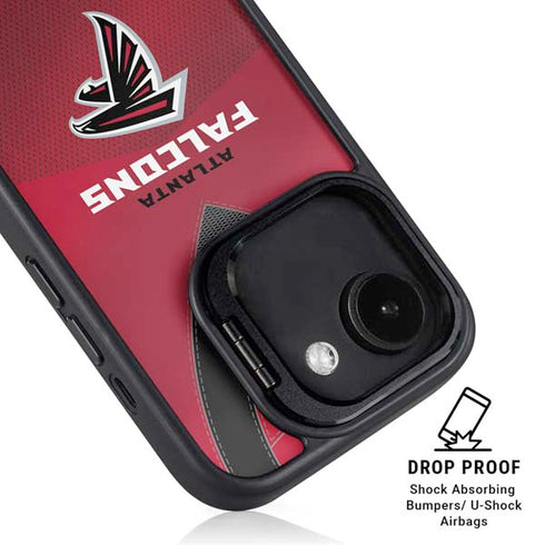 NFL Atlanta Falcons Team Jersey iPhone 16e Kickstand Case