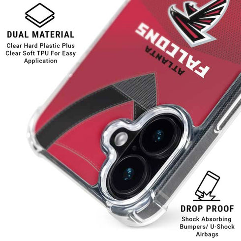 NFL Atlanta Falcons Team Jersey iPhone 17 Clear Case
