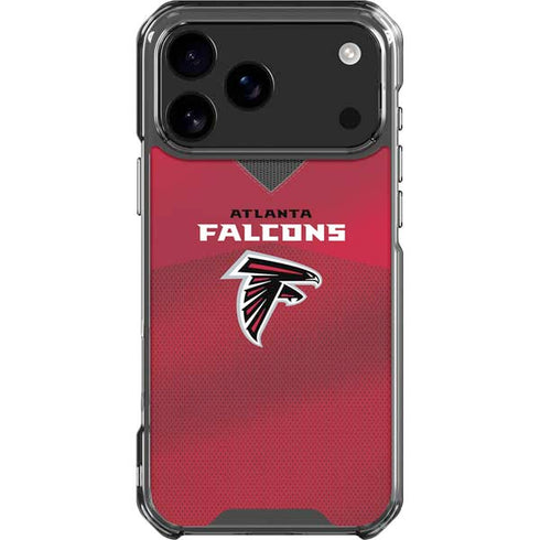 NFL Atlanta Falcons Team Jersey iPhone 18 Pro Max Clear Case