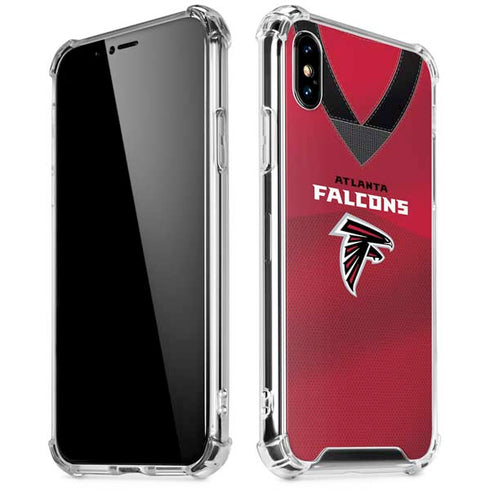 NFL Atlanta Falcons Team Jersey iPhone X/XS Clear Case