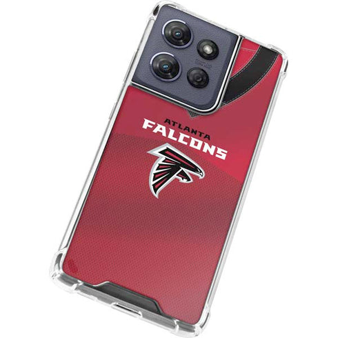 NFL Atlanta Falcons Team Jersey Moto G Stylus 5G (2025) Clear Case