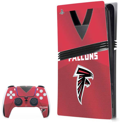 NFL Atlanta Falcons Team Jersey PS5 Pro Bundle Skin