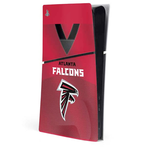 NFL Atlanta Falcons Team Jersey PS5 Slim Digital Edition Console Skin