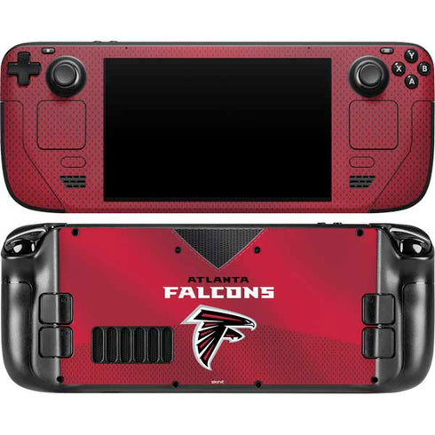 NFL Atlanta Falcons Team Jersey Steam Deck Handheld Gaming Computer OLED Skin