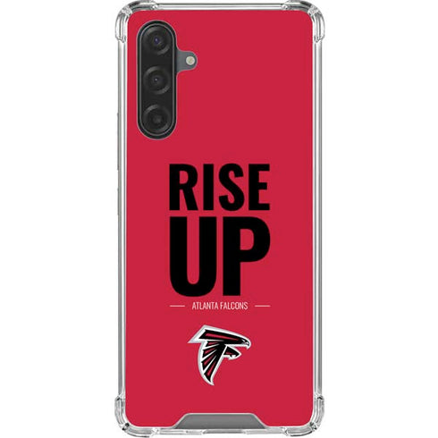 NFL Atlanta Falcons Team Motto Galaxy A17 Clear Case