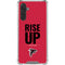 NFL Atlanta Falcons Team Motto Galaxy A17 Clear Case