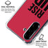 NFL Atlanta Falcons Team Motto Galaxy A36 5G Clear Case