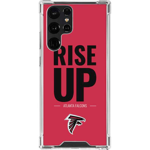 NFL Atlanta Falcons Team Motto Galaxy S23 Ultra Clear Case