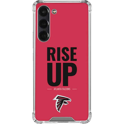 NFL Atlanta Falcons Team Motto Galaxy S24 FE Clear Case