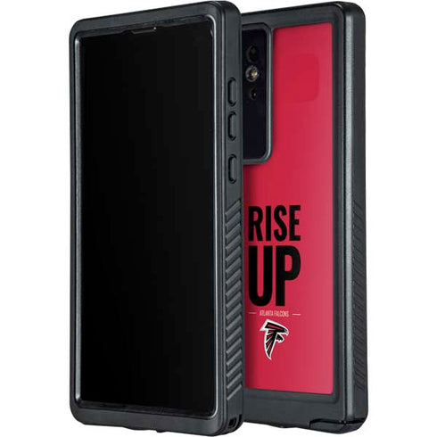 NFL Atlanta Falcons Team Motto Galaxy S24 Ultra Waterproof Case