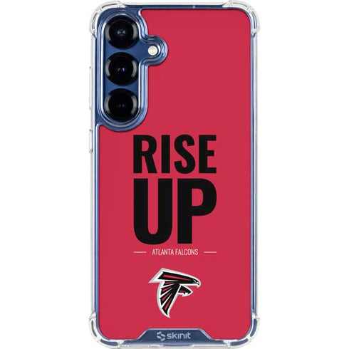 NFL Atlanta Falcons Team Motto Galaxy S25 Plus Clear Case
