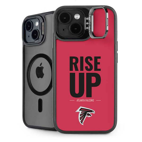 NFL Atlanta Falcons Team Motto iPhone 15 Plus Kickstand Case