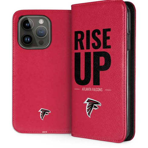 NFL Atlanta Falcons Team Motto iPhone 15 Pro Folio Case