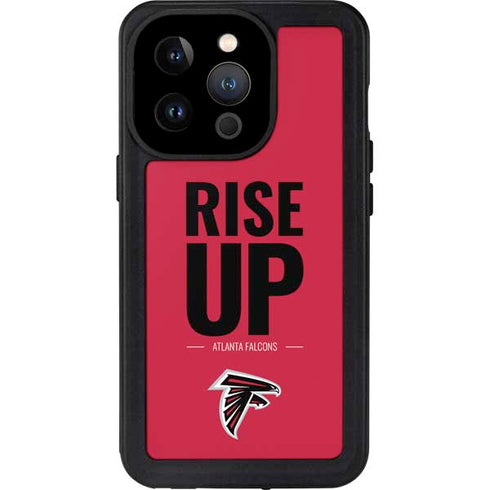 NFL Atlanta Falcons Team Motto iPhone 15 Pro Waterproof Case