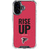 NFL Atlanta Falcons Team Motto iPhone 16 Clear Case