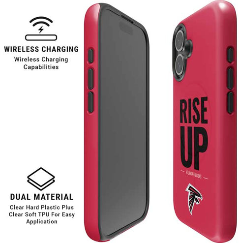 NFL Atlanta Falcons Team Motto iPhone 16 Plus Magsafe Impact Case