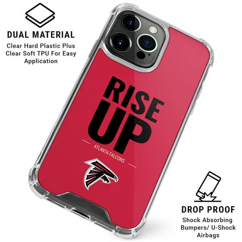 NFL Atlanta Falcons Team Motto iPhone 16 Pro Clear Case