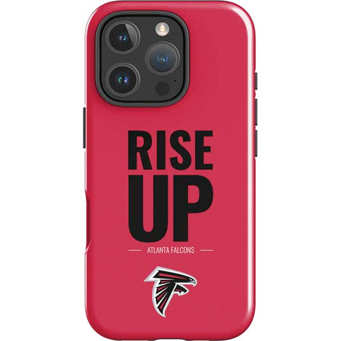 NFL Atlanta Falcons Team Motto iPhone 16 Pro Max Impact Case