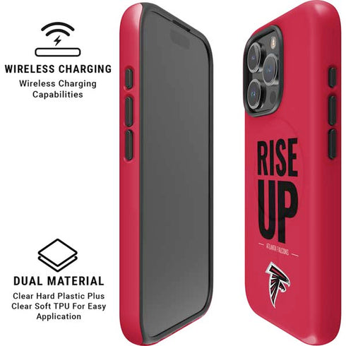 NFL Atlanta Falcons Team Motto iPhone 16 Pro Max Magsafe Impact Case