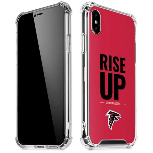 NFL Atlanta Falcons Team Motto iPhone X/XS Clear Case