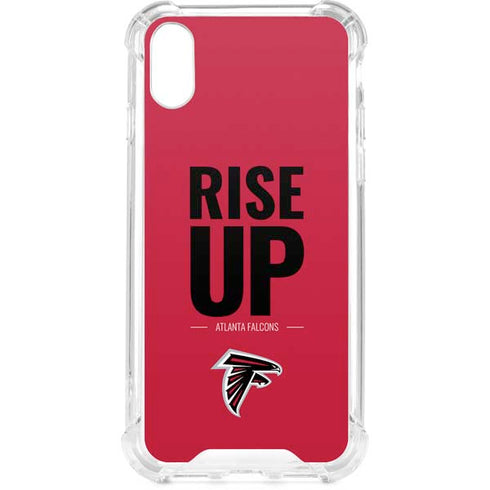 NFL Atlanta Falcons Team Motto iPhone XS Clear Case