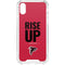 NFL Atlanta Falcons Team Motto iPhone XS Clear Case