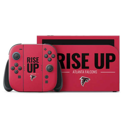 NFL Atlanta Falcons Team Motto Nintendo Switch 2 (2025) with Joy-Con Skin