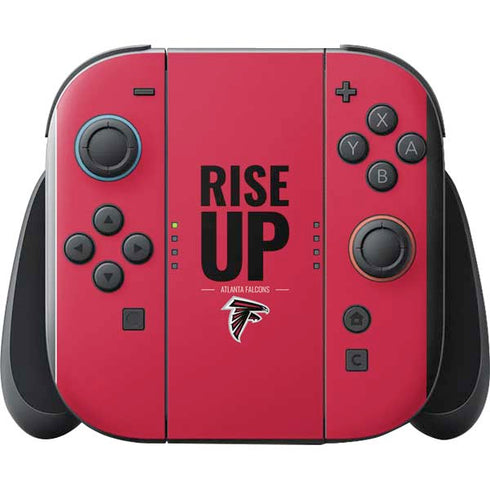 NFL Atlanta Falcons Team Motto Nintendo Switch 2 (2025) with Joy-Con Skin