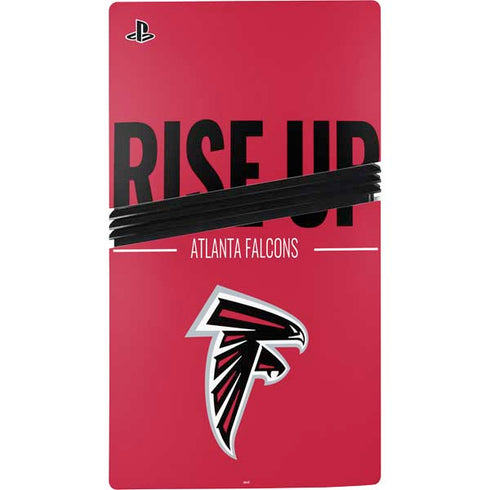 NFL Atlanta Falcons Team Motto PS5 Pro Disk Console Skin