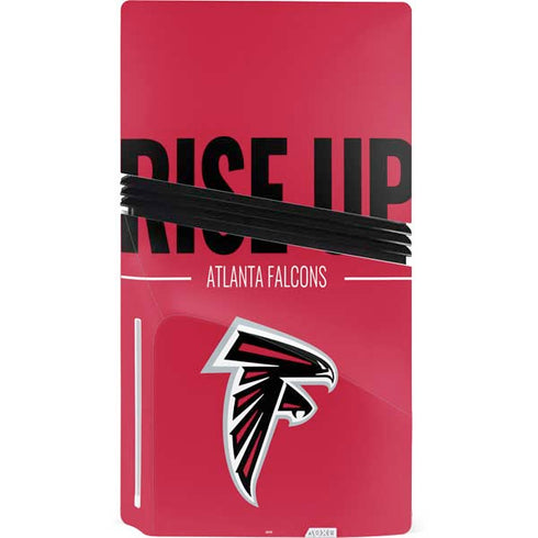 NFL Atlanta Falcons Team Motto PS5 Pro Disk Console Skin