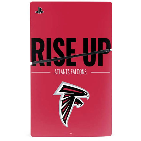 NFL Atlanta Falcons Team Motto PS5 Slim Digital Edition Console Skin