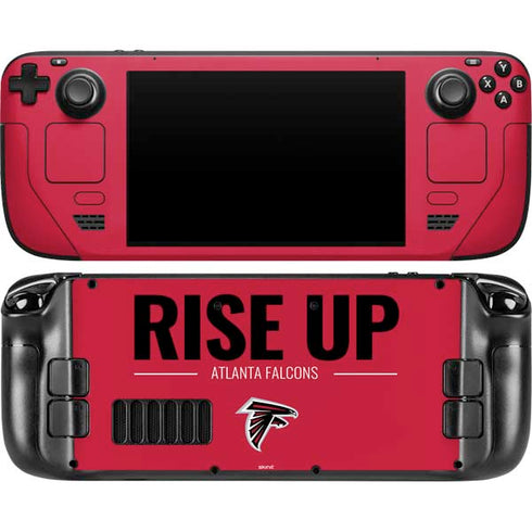NFL Atlanta Falcons Team Motto Steam Deck Handheld Gaming Computer OLED Skin