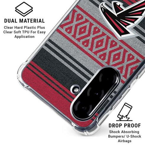 NFL Atlanta Falcons Trailblazer Galaxy A36 5G Clear Case