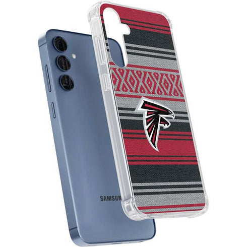 NFL Atlanta Falcons Trailblazer Galaxy A55 5G Clear Case