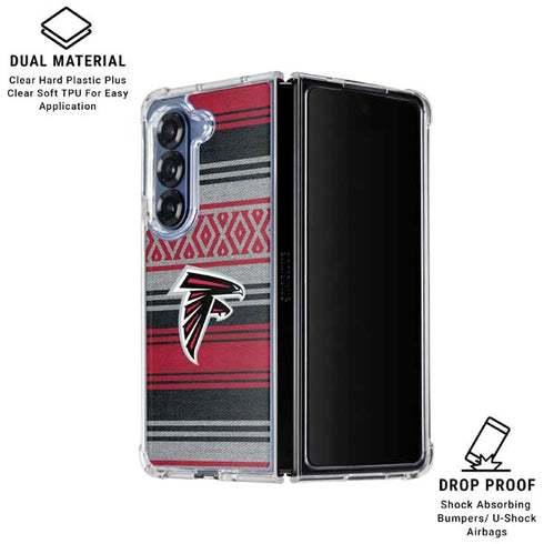 NFL Atlanta Falcons Trailblazer Galaxy Z Fold6 Clear Case