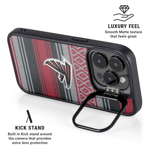 NFL Atlanta Falcons Trailblazer iPhone 15 Pro Max Kickstand Case