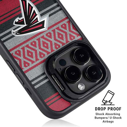 NFL Atlanta Falcons Trailblazer iPhone 15 Pro Max Kickstand Case