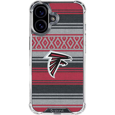NFL Atlanta Falcons Trailblazer iPhone 16 Plus Clear Case