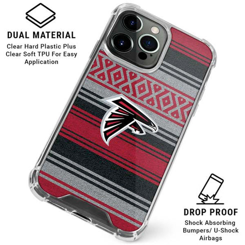 NFL Atlanta Falcons Trailblazer iPhone 16 Pro Clear Case