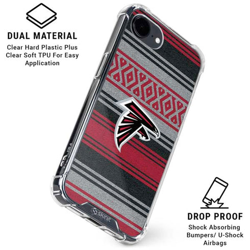NFL Atlanta Falcons Trailblazer iPhone 16e Clear Case