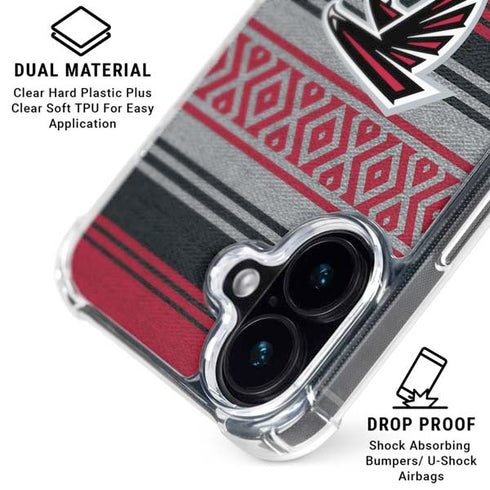 NFL Atlanta Falcons Trailblazer iPhone 17 Clear Case