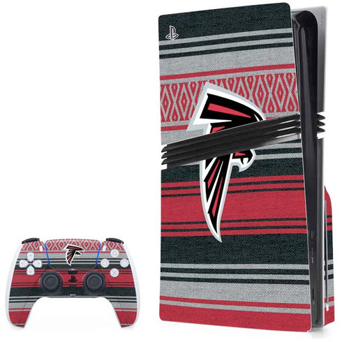 NFL Atlanta Falcons Trailblazer PS5 Pro Disk Bundle Skin